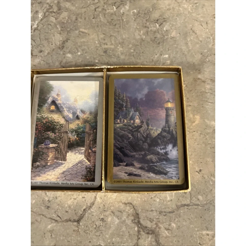 THOMAS KINKADE Hamilton Playing Cards 2 Sets SEALED